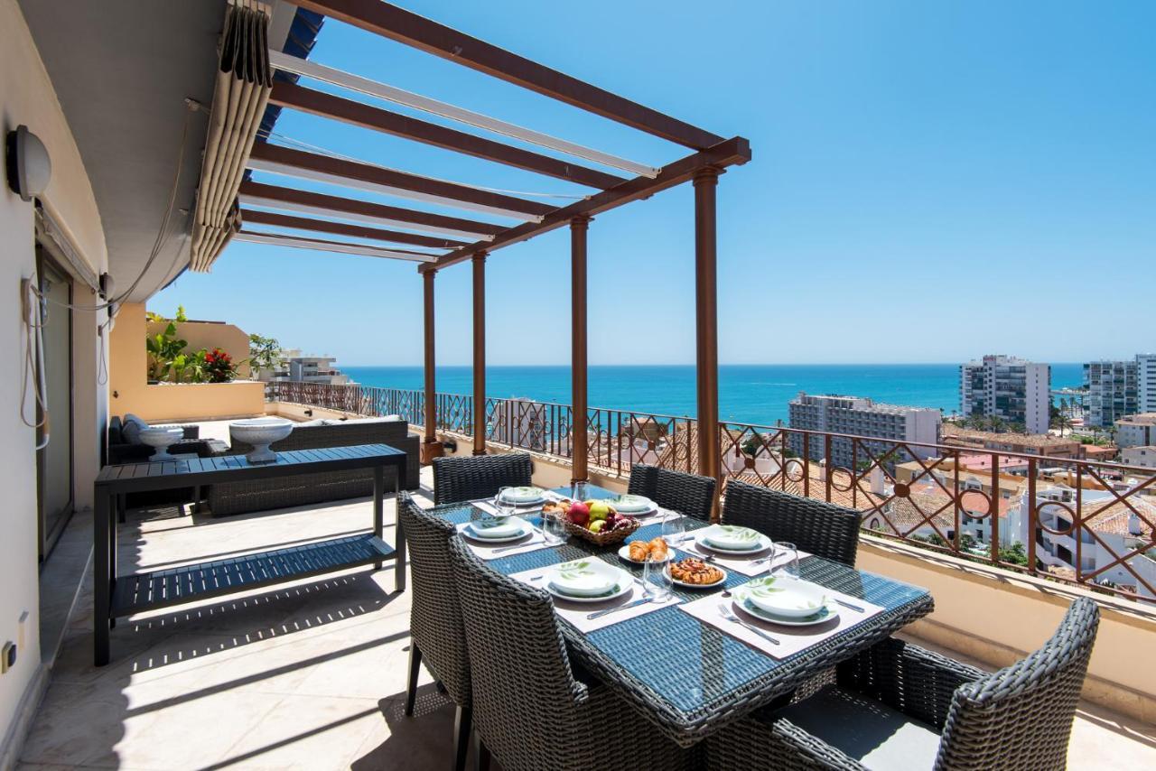Ph Bellagio: Luxurious And Romantic Duplex Penthouse With Private Pool & Sea Views Benalmádena Esterno foto